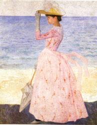 Aristide Maillol Woman with Parasol Sweden oil painting art
